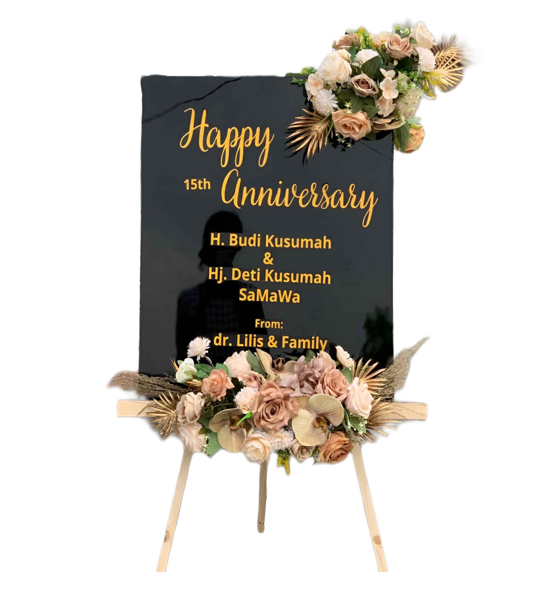 Papan Bunga Akrilik Setu