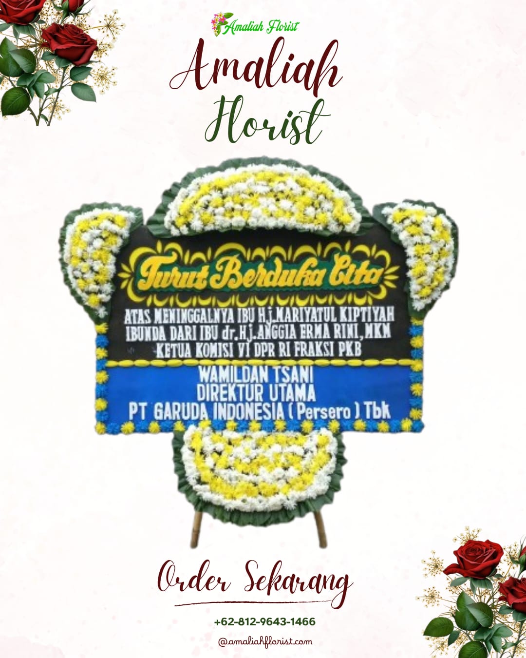 Papan Bunga Duka Setu